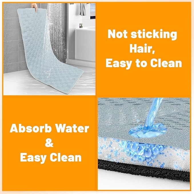 Non-Slip Pet Bed Mat for Back Seat Extender, Hair Resistant Dog Blanket for Hard Bottom Dog Car Seat Cover, Anti Slip Pet Linner Backseat Cover Deep Gray