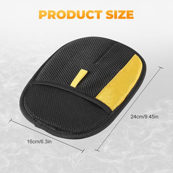 Pet Hair Removal Glove for Cats & Dogs, 2025 New Pet Hair Remover Electrostatic Gloves Pet Hair Remover Glove for Couch, Furniture, Carpet, Curtain, Washable Reusable Animal Fur Removal Tool (2PCS)