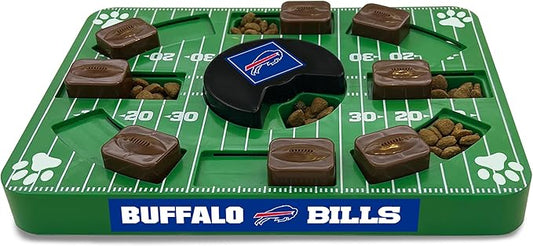 Pets First NFL Buffalo Bills Puzzle Toy, Puzzle Treat Dog Toy, Interactive Dog Treat Toy, Dog Puzzle