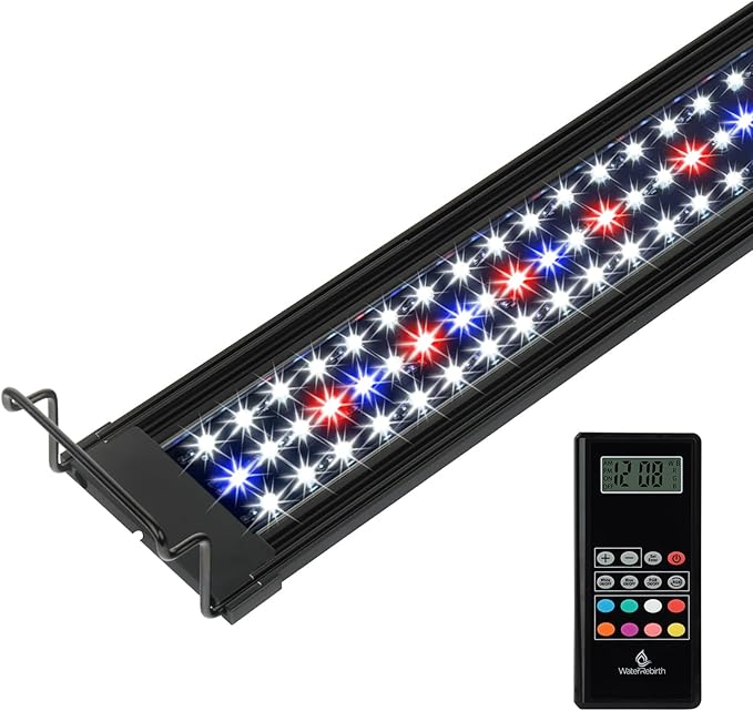 WaterRebirth Aquarium LED Light Fish Tank Light (48-54”)