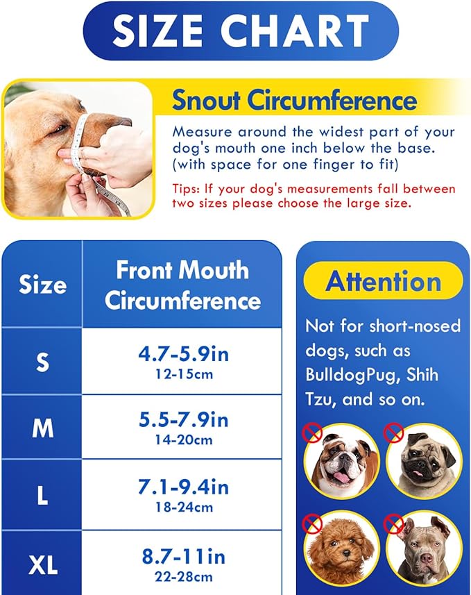 Dog Muzzle, Soft Air Mesh Muzzle for Small Medium Large Dogs Anti Biting Barking Chewing, Breathable Drinkable Adjustable Loop Pets Muzzle for German Shepherd Husky Labrador Retriever (Black,M)