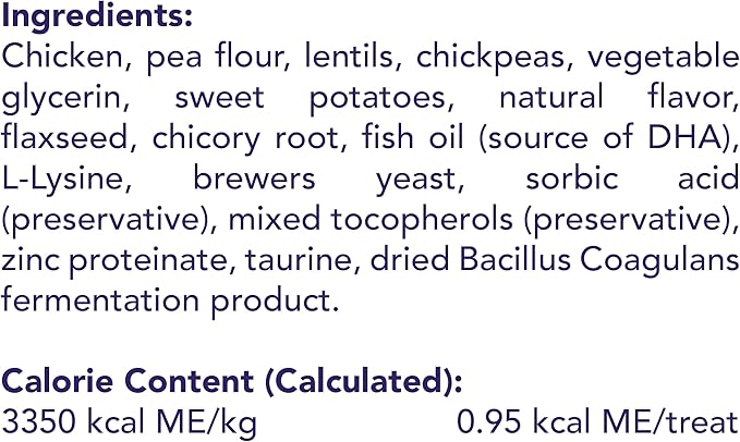 Get Naked Digestive Health Crunchy Cat Treats 6oz - Chicken Flavor, Grain-Free Cat Probiotics for Indoor Cats, Supports Healthy Digestion, Dental Health & Immunity, Made in The USA