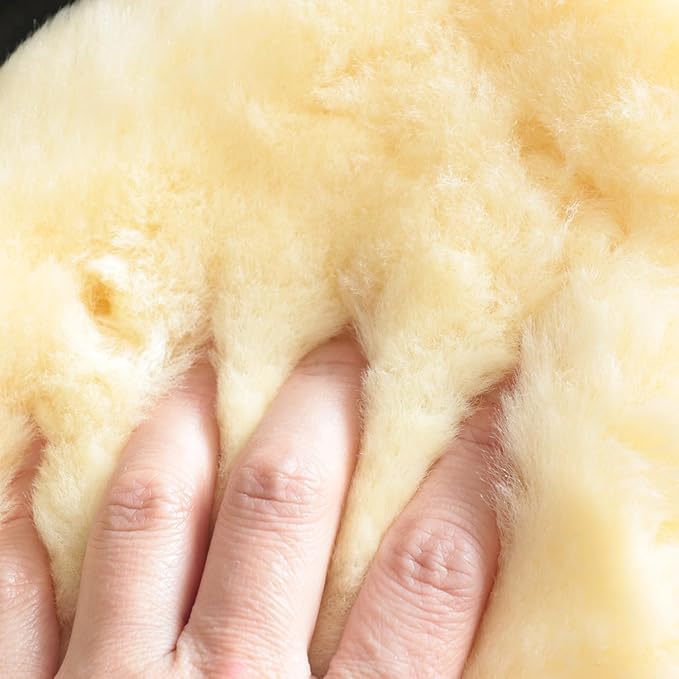 Woolous Dressage Saddle Pad, English Saddle Pad with Sheepskin Trim, Lambskin Wool Fleece Lining, Square Saddle Pad for Equestrian Riding, Comfortable & Shock Absorbing