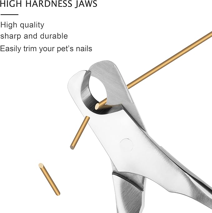 Cat Nail Clippers by,Small Breed Animals Claw Trimmer for a Cat, Puppy,Rabbit, Hamster, Birds, Kitten & Small Dog,Parrots, Chinchillas, Guinea Pigs,Sharp & Safe