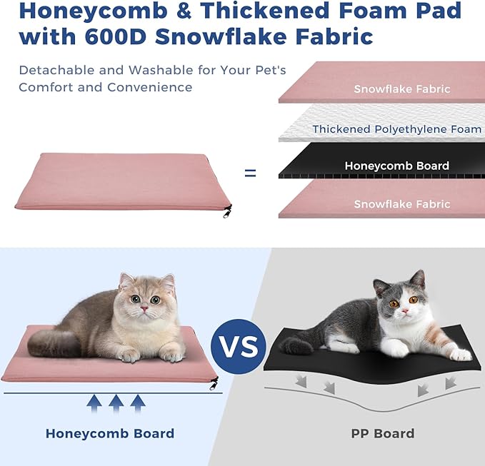 Apollo Walker Dog & Cat Carrier Backpack for 4-15lb Pets - Ventilated Safe Design with Padded Back Support, Breathable Mesh Pet Backpack for Hiking, Travel, Outdoor (Pink)