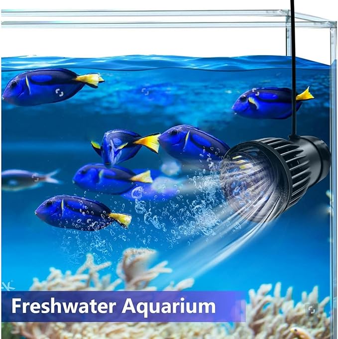CONQUERALL 28W DC 24V Wave Maker 660-4700GPH Marine Aquarium Reef Powerhead 10-Speed Flow Controllable Multi Wave More Energy Saving Suit for Tropical Fish and Reef Tank