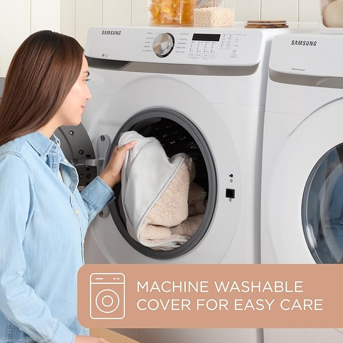 TOWN & COUNTRY EVERYDAY CuddleTown Comfy Solid Bolster Sofa Pet Bed, Supportive & Calming Egg Crate Foam, Non-Slip Bottom, Machine Washable Cover, Cream, Medium 28"x23"x8"