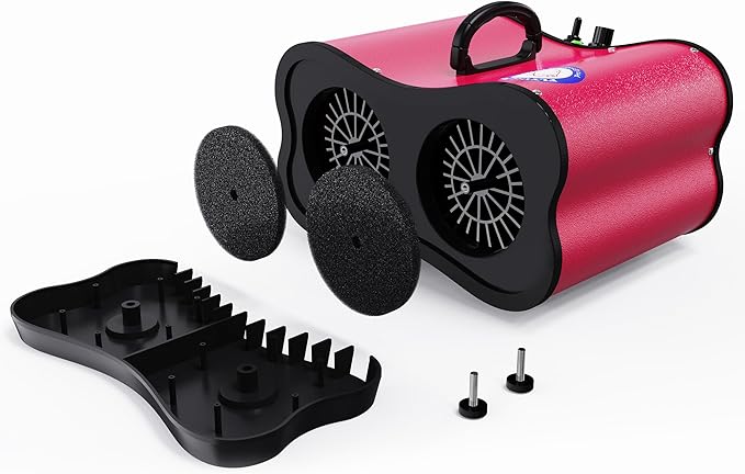 Flying Pig Double Motor High Performance Dog Pet Grooming Dryer -Magenta