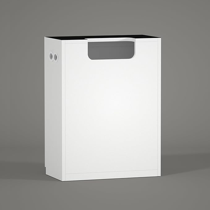 LANDEN Aquarium Wooden Stand and Cabinet for up to 30 Gal Tank, Fish Reptile Sea Salt WaterTank Stand, Nano Foam Leveling Mat Included, W23.6xD17.7xH31.5 in, Wooden Matte White Painted(Stand Only)