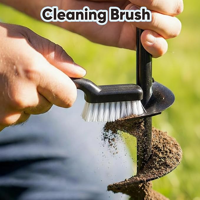 Dog Tie Out Stake for Large Dogs – Heavy Duty In-Ground Dog Anchor up to 210 lbs – Secure Tether Stake for Yard, Camping & Beach – Easy Install with Tool, Works with Tie Out Cable & Leash, Black