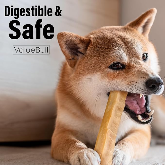 ValueBull Himalayan Yak Cheese Dog Chews, Extra Large, 50 ct Wholesale Pack - Long Lasting for Aggressive Chewers, All Natural, Healthy & Safe, Low Odor Nepal Yak Milk Chews