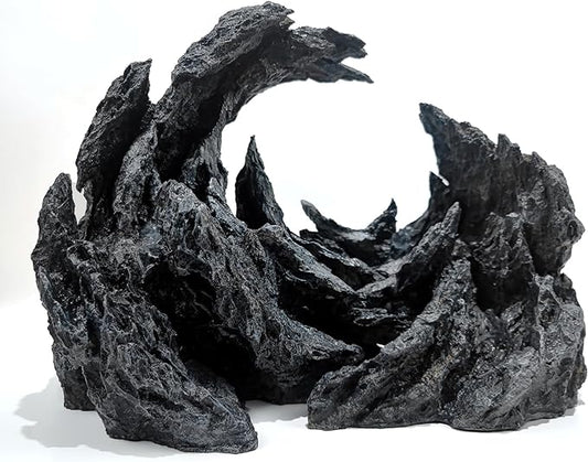 Fish Tank Decor Rocks.Aquarium Decoration Model.Easy and Quick Solution for Aquascaping.(Perched Canyon-24inch)