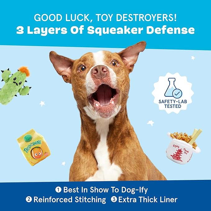 Barkbox Wild Berry Bunch Multi Part Toy for Dogs and Puppies - Small Breeds