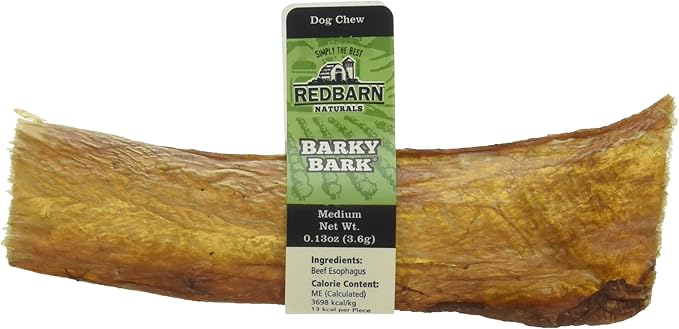 Redbarn Pet Products Barky Bark 100% Beef Jerky Medium, Pack of 100