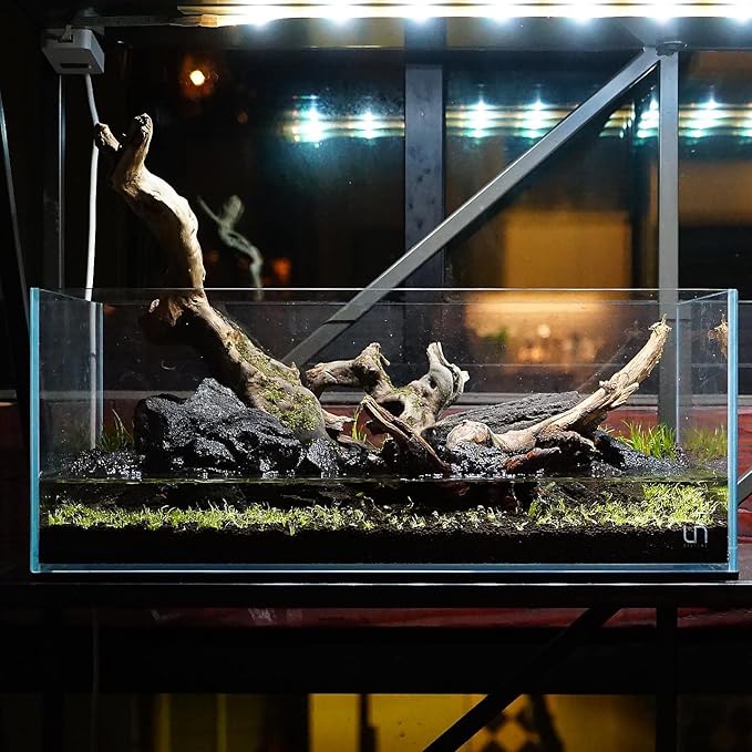 Ultum Nature Systems Controsoil - Freshwater Aqua Soil Substrate for Fish, Shrimp, Live Plant Propagation and Aquascaping - 6.8pH Low Ammonia, Volcanic Ash - Black, Fine (3 Liter | 6LB)