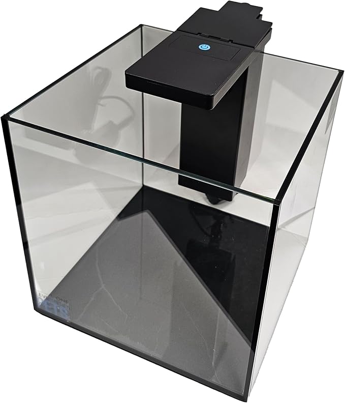 Level One Pets 3 Gallon Mini Aquarium Kit - Includes Duo 2 in 1 Submersible Filter with LED Light