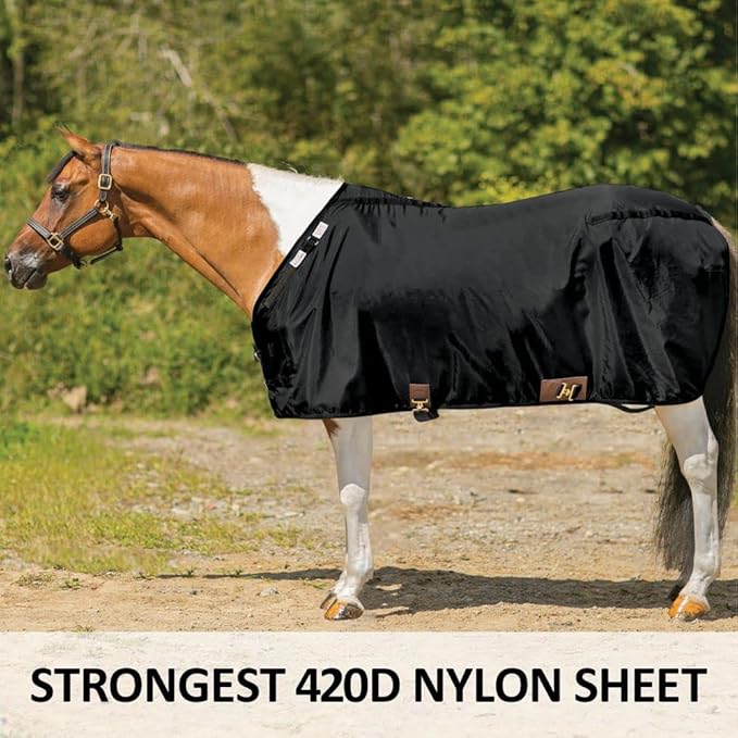 Dura-Nylon Horse Stable Sheet | Ultimate Comfort & Protection Horse Sheet | Keeps Coats Smooth & Shiny