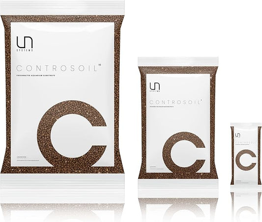 Ultum Nature Systems Controsoil - Freshwater Aqua Soil Substrate for Fish, Shrimp, Live Plant Propagation and Aquascaping - 6.8pH Low Ammonia, Volcanic Ash - Brown, Normal (1 Liter | 2LB)