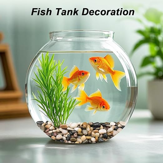 River Rocks, Decorative Ornamental Pebbles,Garden Landscaping Stones,Gravel Filler for Home Decoration Flower Bed Fish Tank Plants Vases Succulents