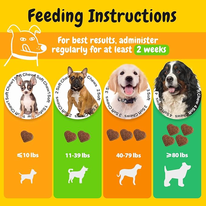 Penpen Probiotics for Dogs, Dogs Probiotics for Digestive Health, Multi-Probiotic and Enzyme Blend Promote Gut Health & Immune Support, Eases Sensitive Stomachs (Beef Chews, 180ct)