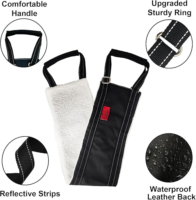 Dog Lift Harness - Adjustable Sling for Rear Legs with Soft Support for Senior, Injured, Disabled Dogs After ACL Surgery - Helping Pets with Canine Aid and Rehab Support (M)