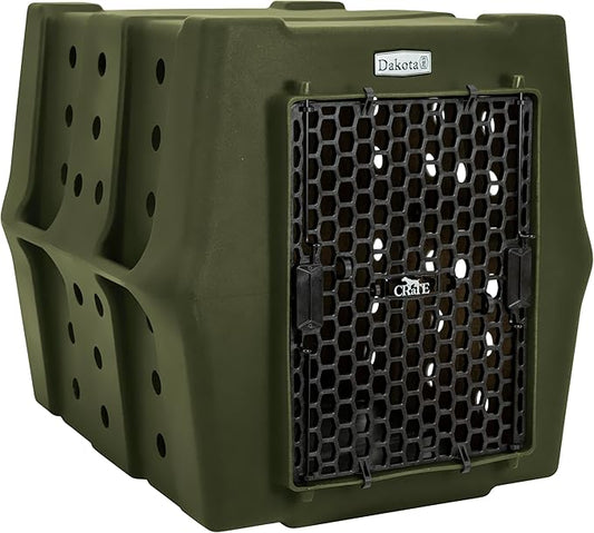 Dakota 283 Crate - Canine Rough and Tough Economy Kennel (Olive, Intermediate)