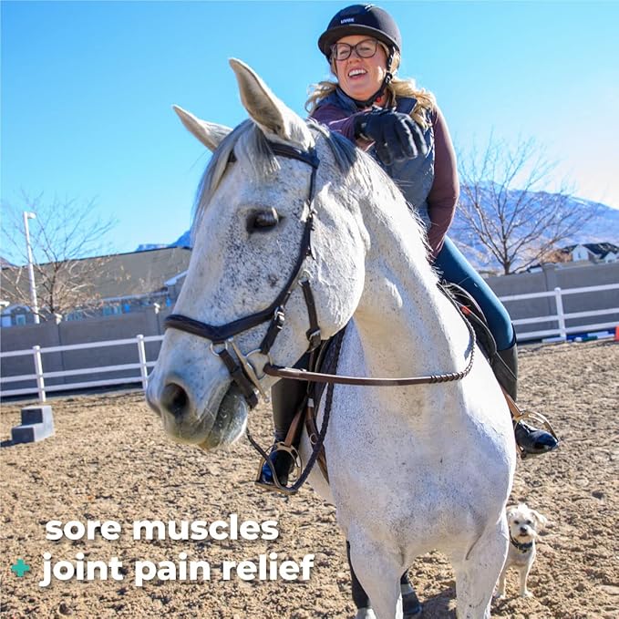 Veterinary Liniment Gel for Horses | Sore Muscle Rub | Soothing Warmth, Made with Plant-Based Ingredients | New & Improved Formula