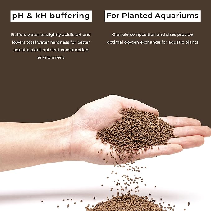 Ultum Nature Systems Controsoil - Freshwater Aqua Soil Substrate for Fish, Shrimp, Live Plant Propagation and Aquascaping - 6.8pH Low Ammonia, Volcanic Ash - Brown, Extra Fine (3 Liter | 6LB)