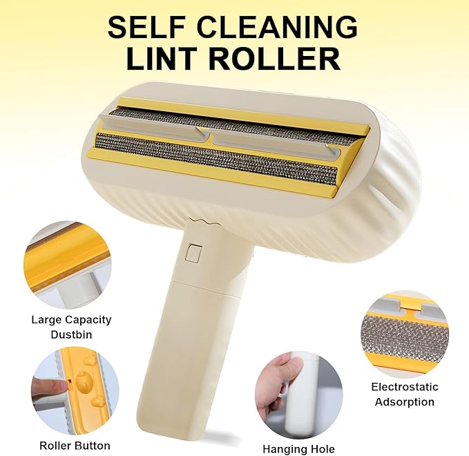 Pet Hair Removal Tool - Reusable for Pet, Portable Dog and Cat Hair Remover