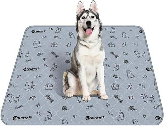 Washable Pee Pads for Dogs 2 Pack, 34" x 36" Reusable Puppy Training Pads Heavy Absorbency Dog Playpen Mats Waterproof with Non-Slip Bottom for Playpen, Crate, Potty, Whelping