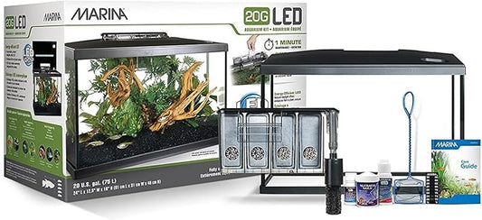 Marina Aquarium Kit - 20 gallon Fish Tank - LED