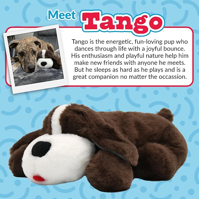 Original Snuggle Puppy Toys - Heartbeat Puppy for Dogs - Pet Anxiety Relief and Calming Aid - Comfort Dog Toys for Behavioral Training