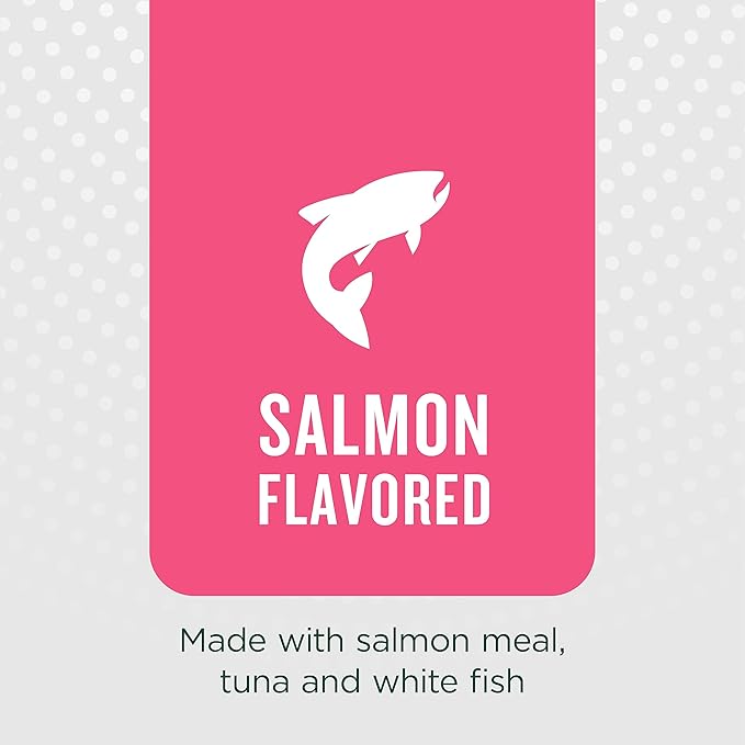 Minties Dental Treats for Cats, Salmon Flavored Treats for Cats, Freshens Breath and Controls Tartar, 10oz