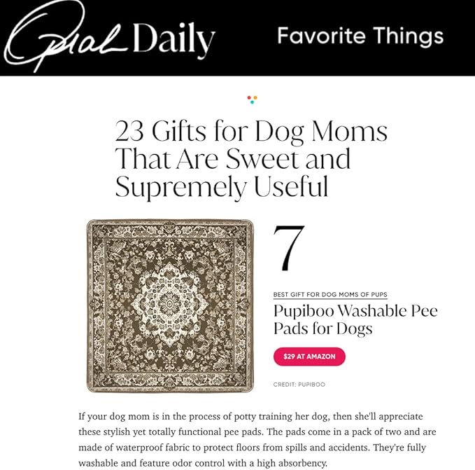 Washable Pee Pads for Dogs - Super Absorbent Reusable Puppy Training Pads - 100% Waterproof, Leak-Proof & Non-Slip Whelping Pads for Pet Housebreaking