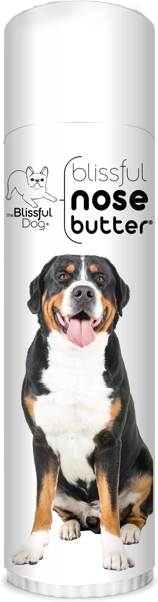 The Blissful Dog Greater Swiss Mountain Dog Unscented Nose Butter - Dog Nose Butter, 0.50 Ounce