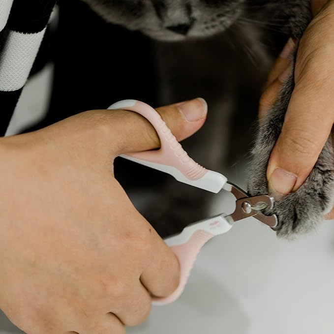Mr. Pen Cat Nail Trimmer - Pink Cat Claw Clipper for Kittens & Small Dogs