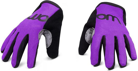 woom TENS Bike Gloves, Child’s & Youth Bicycle Full Finger Protection with Grip for Road Cycling & Mountain Biking (Boys & Girls)