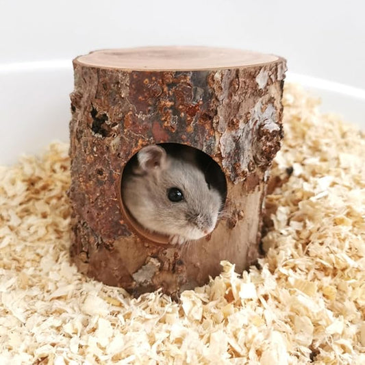 Habitat House Hideout for Hamster Mice, Gerbils Mouse and Other Small Size Animal Pets