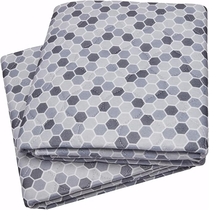 Caldwell's Pet Supply Co. 30x36 Potty Pads, Washable Pee Pads for Dogs, Reusable Pee Pad for Dogs, Puppy Potty Mat, Whelping Rug, Reusable Puppy Mat, Waterproof Rug for Dog, Medium (Set of 2)
