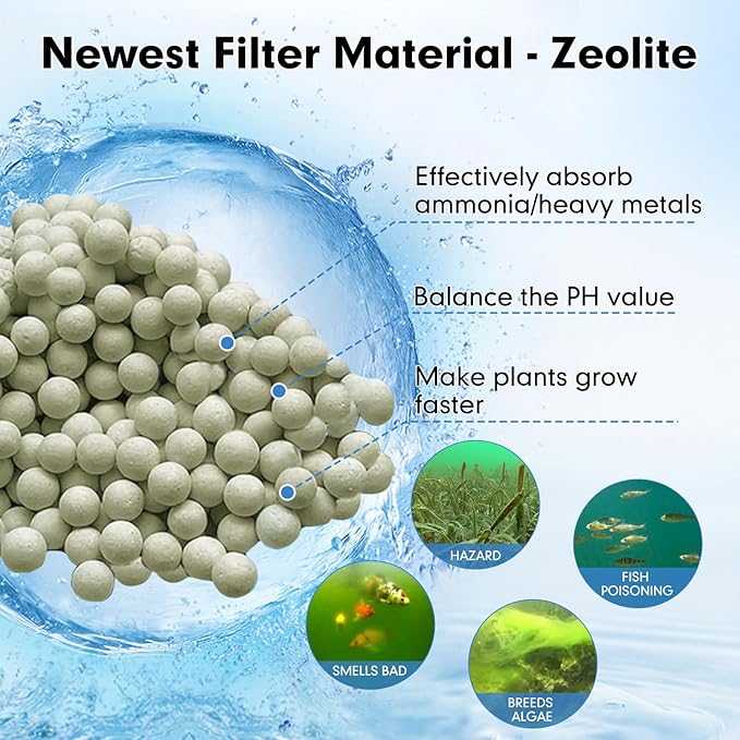 fishkeeper 6 Pack Large Filter Cartridges Compatible with Tetra Whisper Bio-Bag Filters Replacement Filter Cartridges for Whisper Power Filters 20i/40i /IQ20/30/45/60 PF20/30/40/60(Ready to Use)