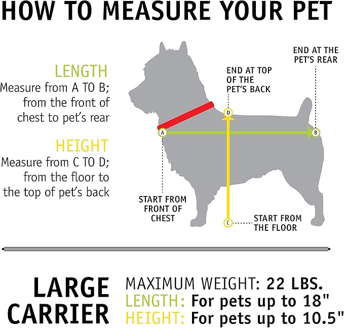 Sherpa on Wheels Indoor Pet Dog Carrier, Black Large for All Breed Sizes