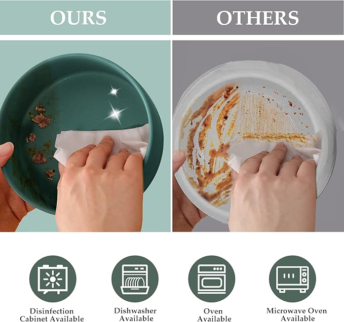 SPUNKYJUNKY 15° Slanted Ceramic Dog and Cat Bowl with Wooden Stand, Tilted Bulldog Food and Water Bowl No Slip Non-Spill for Cats Medium Dogs Big Face Pets 28.7 OZ (3.6 Cups, Green)