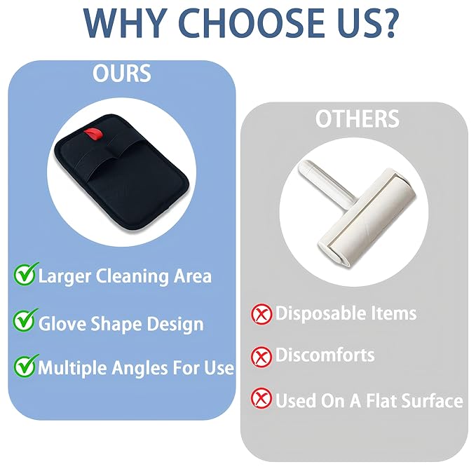 Pet Hair Remover,1 PCS Pet Hair Removal Glove,Electrostatic Gloves for Cats&Dogs,New Upgrade Efficient Grooming Gloves for Pet Hair,Reusable Animal Fur Removal Tool for Couch,Furniture,Carpet,Curtain