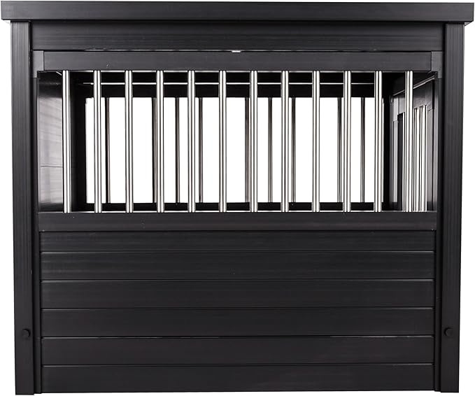 New Age Pet ecoFLEX Pet Crate/End Table, Small, Espresso 23.8"L x 18.2"W x 22.2"H