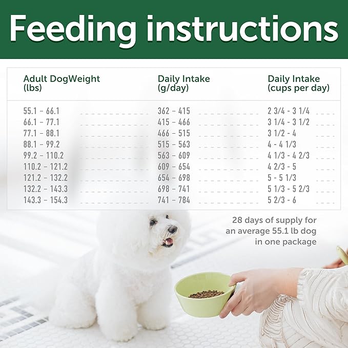 Nature's Protection Superior Care White Dogs Grain-Free Dry Dog Food - High Protein, Tear Stain Dog Food for Large Breeds Light Coated Adult Dogs, Fresh Pet Meal, White Fish, 22 lb