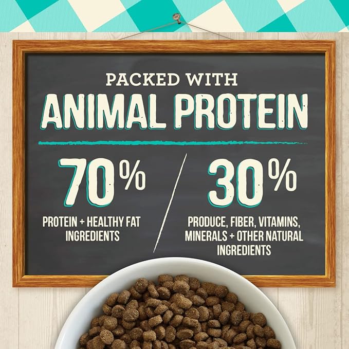 Merrick Purrfect Bistro Grain Free Natural Dry Cat Food For Adult Cats, Real Salmon And Sweet Potato Recipe - 7 lb. Bag