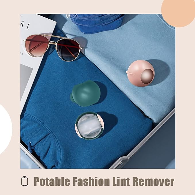 Reusable Lint Roller for Pet Hair, Washable Lint Remover for Clothes, Portable Pet Hair Remover for Travel Household (Red)