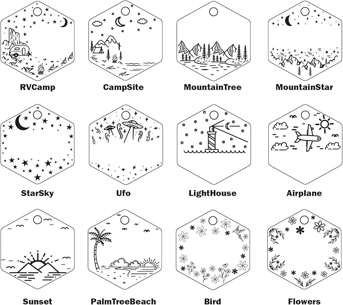 Personalized Dog Tag with 5 Lines of Custom Deep Engraved Durable Stainless Steel Pet ID Name Tag Designer Regular Size Hexagon