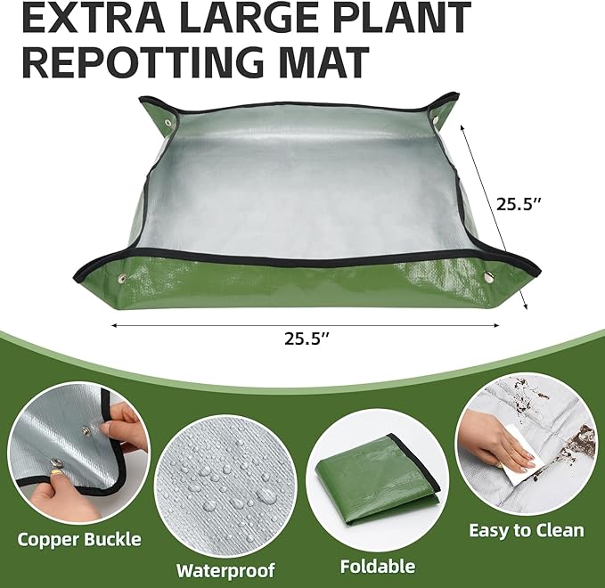 Succulent Tools Kit with Organizer Bag- 13Pcs Indoor Gardening Tools |Mini Succulent Hand Tools with Tote, Succulent Transplanting Supplies, Present for Gardeners Plant Care (Navyblue) ﻿