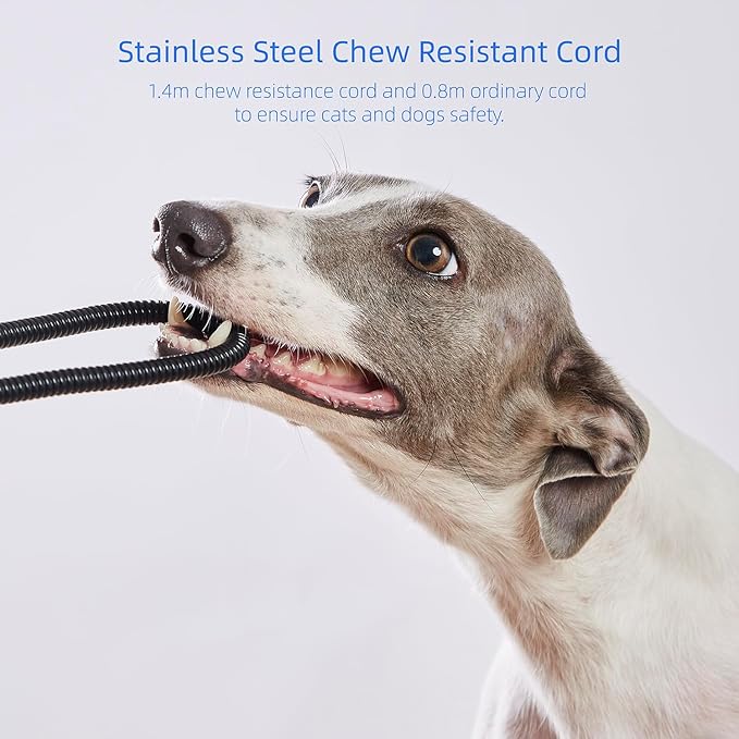 pettycare Pet Heating Pad for Dog Cat, Electric Heating with Steel-Wrapped Cord, 25-Level Timer & 11-Level Temperature Indoor Warming Pads Easy Clean for Puppy Cat Dog XXL 32x20inch